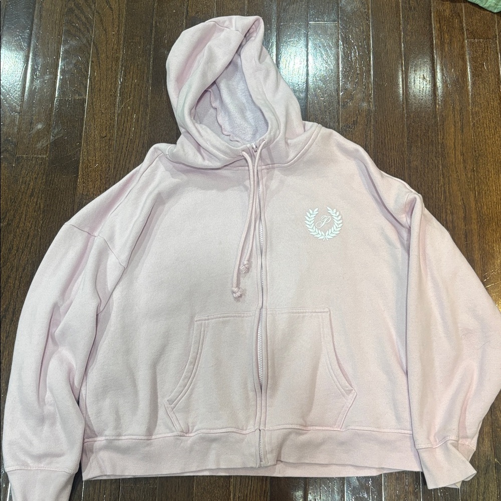 PINK Victoria's Secret Light Pink Hoodie Jacket